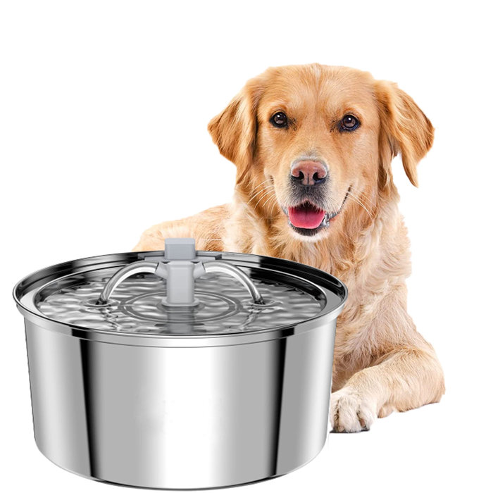 Norbi Automatic Pet Water Fountain Stainless Steel Cat Dog Water